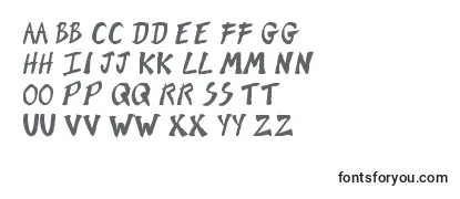 Review of the BrushOfKent Font