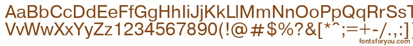 Ukrainianpragmatica Font – Brown Fonts on White Background