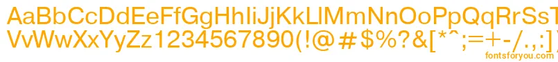 Ukrainianpragmatica Font – Orange Fonts on White Background