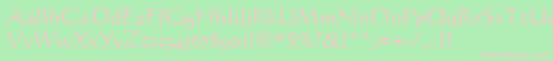 CodexLt Font – Pink Fonts on Green Background