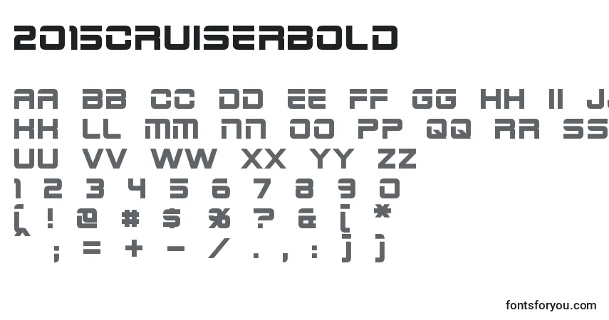 2015CruiserBold font – alphabet, numbers, special characters