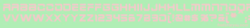 2015CruiserBold Font – Pink Fonts on Green Background