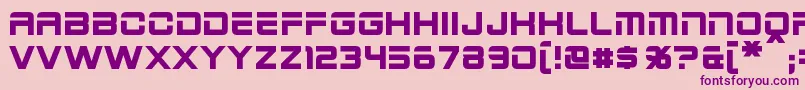 2015CruiserBold Font – Purple Fonts on Pink Background