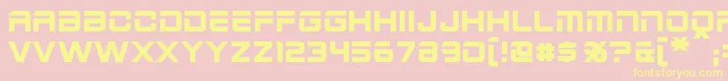 2015CruiserBold Font – Yellow Fonts on Pink Background