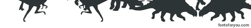 Шрифт Dingosaurs – шрифты для VK