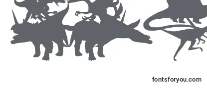 Czcionka Dingosaurs