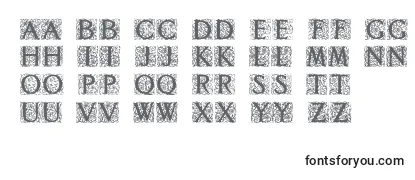 Review of the Decoratedromaninitials Font