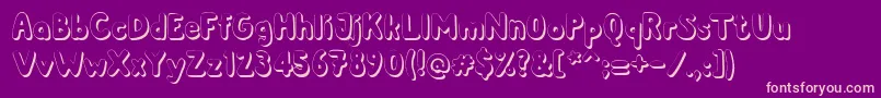 More about Albusgrandshadow Font Albusgrandshadow Font – Pink Fonts on Purple Background