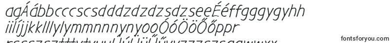 GargleRgIt-fontti – unkarilaiset fontit