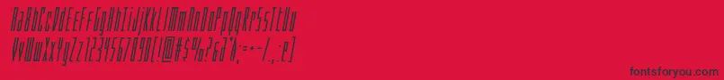 More about Phantaconcompactboldital Font Phantaconcompactboldital Font – Black Fonts on Red Background