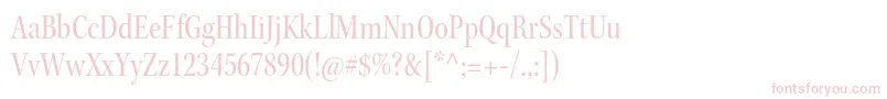 KeplerstdCnsubh Font – Pink Fonts on White Background