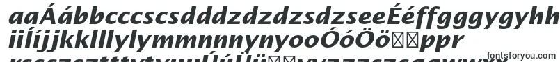 Шрифт LucidasansstdBolditalic – венгерские шрифты