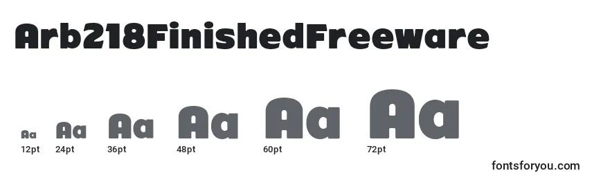 Arb218FinishedFreeware (44021) Font Sizes