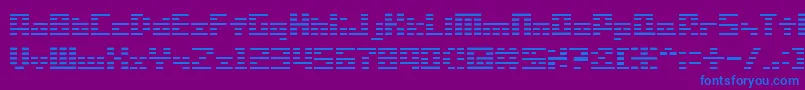 Sg01 Font – Blue Fonts on Purple Background