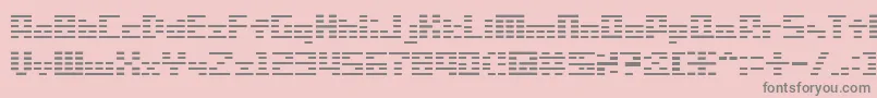 Sg01 Font – Gray Fonts on Pink Background