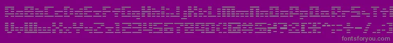 Sg01-Schriftart – Graue Schriften auf violettem Hintergrund