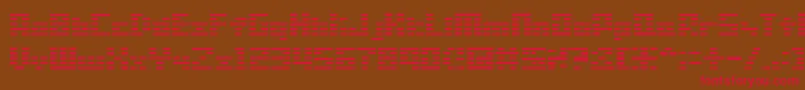 Sg01 Font – Red Fonts on Brown Background