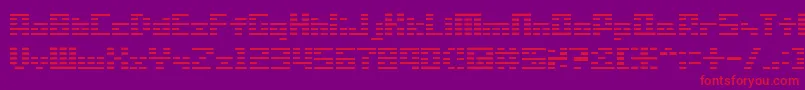 Weitere Informationen zur Sg01-Schriftart Sg01-Schriftart – Rote Schriften auf violettem Hintergrund