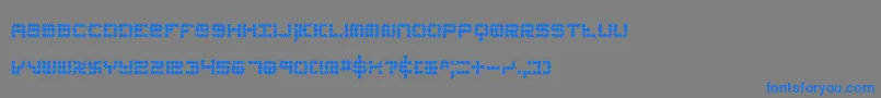 KonectorEerieBrk Font – Blue Fonts on Gray Background