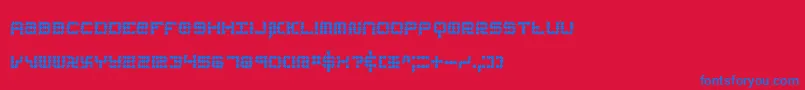 KonectorEerieBrk Font – Blue Fonts on Red Background