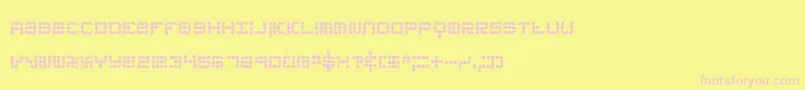 KonectorEerieBrk Font – Pink Fonts on Yellow Background