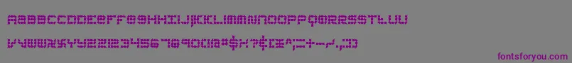 KonectorEerieBrk Font – Purple Fonts on Gray Background