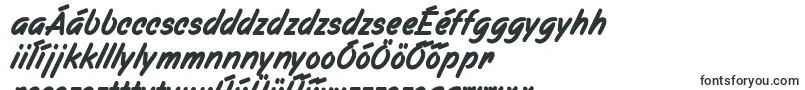 Filbertbrushdemo-Schriftart – ungarische Schriften