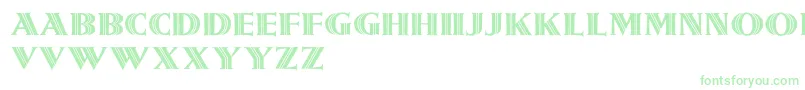 Шрифт Girnalmond – зелёные шрифты