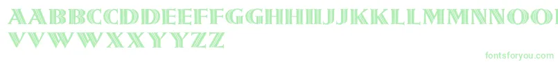 Girnalmond-Schriftart – Grüne Schriften