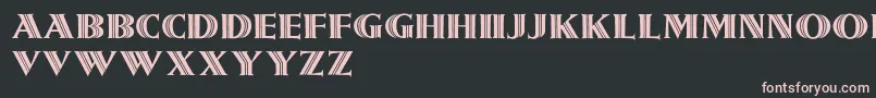 Girnalmond Font – Pink Fonts on Black Background