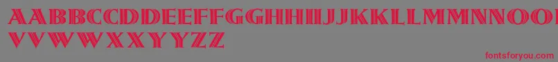 Шрифт Girnalmond – красные шрифты на сером фоне