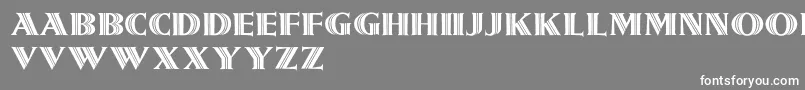 Girnalmond Font – White Fonts on Gray Background