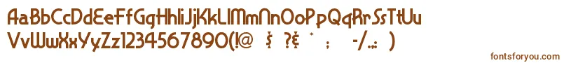 Snappyse-fontti – ruskeat fontit valkoisella taustalla