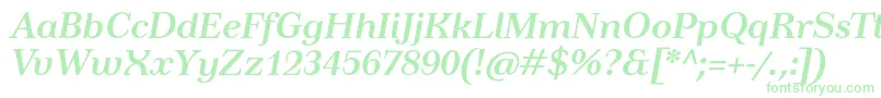 TusardecoBolditalic Font – Green Fonts