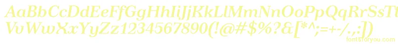 TusardecoBolditalic Font – Yellow Fonts