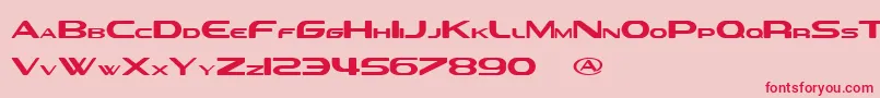 SevilAliasEsraLite Font – Red Fonts on Pink Background