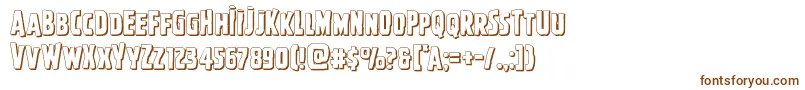 Ghoulishintentshadow Font – Brown Fonts