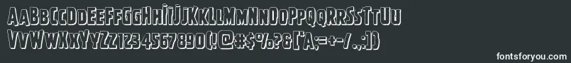 Ghoulishintentshadow Font – White Fonts