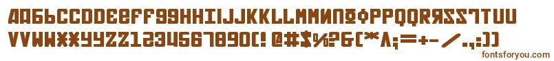 SovietBoldExpanded Font – Brown Fonts on White Background
