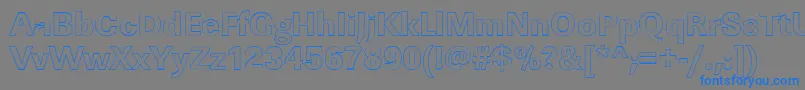 Подробнее о шрифте LinearouXboldRegular Шрифт LinearouXboldRegular – синие шрифты на сером фоне
