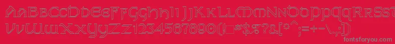 More about Dublinho Font Dublinho Font – Gray Fonts on Red Background