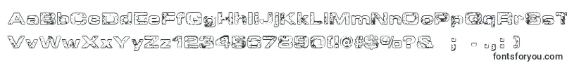 Шрифт SpongeRegular – буквенные шрифты