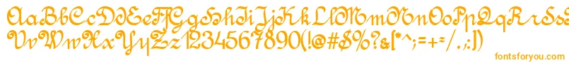 fuente AmptmannScript – Fuentes Naranjas
