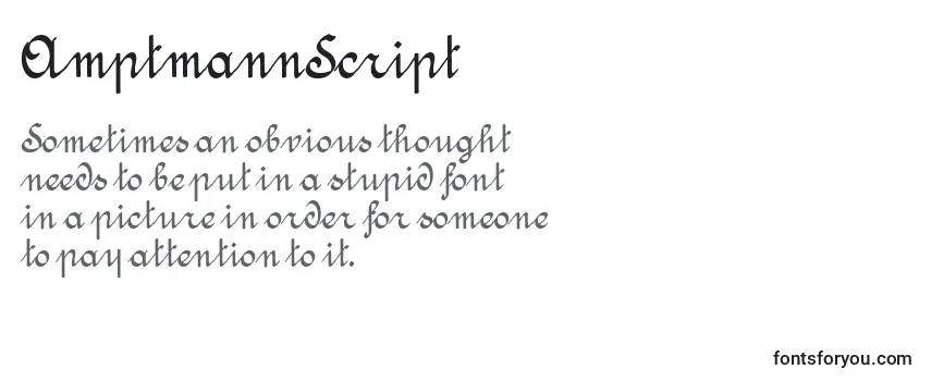 AmptmannScript Font