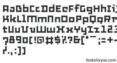 Thirtysix font – square Fonts