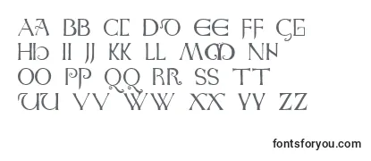 Schriftart AngloSaxonCaps