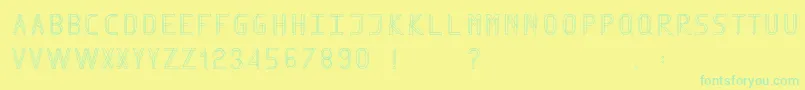 Подробнее о шрифте Finity Шрифт Finity – зелёные шрифты на жёлтом фоне