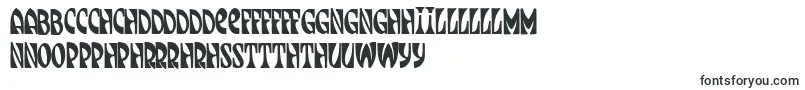 Шрифт JmhJenpau – валлийские шрифты