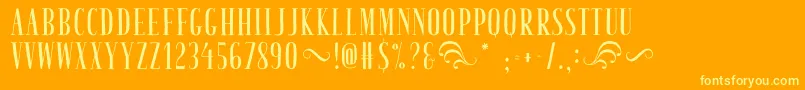 Más sobre la fuente TastyBirdsFried fuente TastyBirdsFried – Fuentes Amarillas Sobre Fondo Naranja