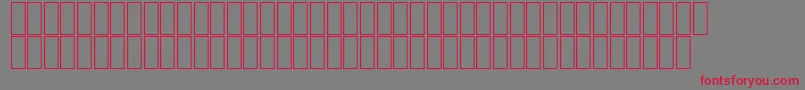 AgaNadaRegular Font – Red Fonts on Gray Background